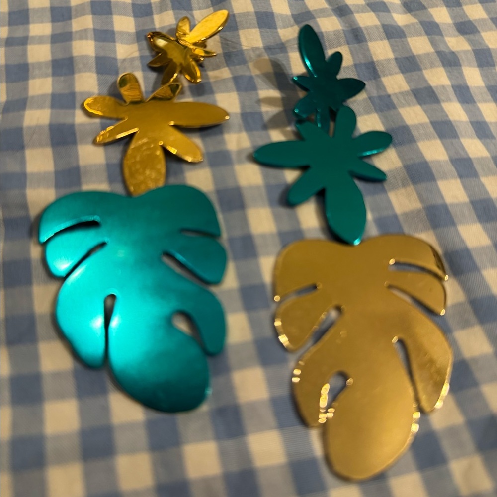 Kate Spade Mis-Match Floral Statement Earrings